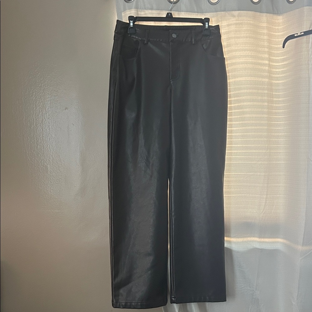 Wild Fable brown faux leather pants